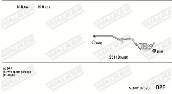 WALKER MBK018702B