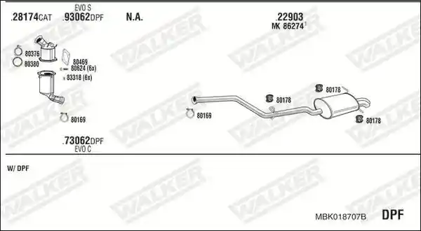 WALKER MBK018707B