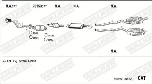 WALKER MBK019056A
