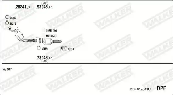 WALKER MBK019641C