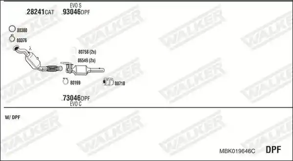 WALKER MBK019646C