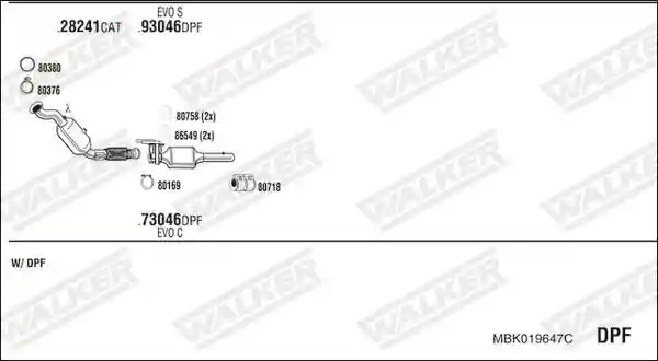 WALKER MBK019647C