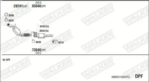 WALKER MBK019657C