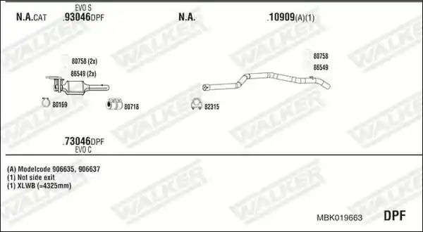 WALKER MBK019663