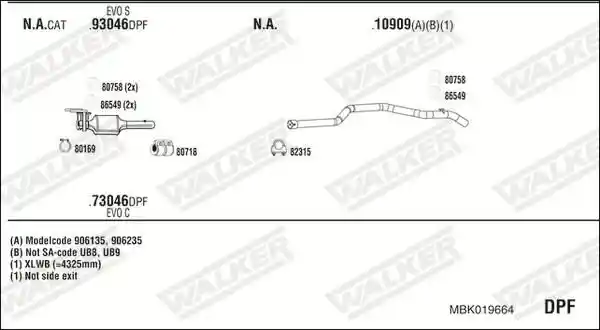 WALKER MBK019664