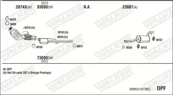 WALKER MBK019736C