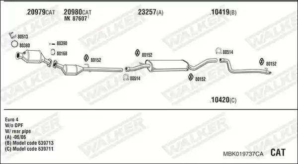 WALKER MBK019737CA