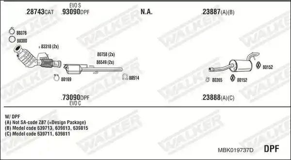 WALKER MBK019737D