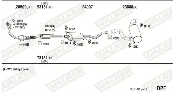 WALKER MBK019738
