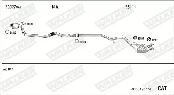 WALKER MBK019777A