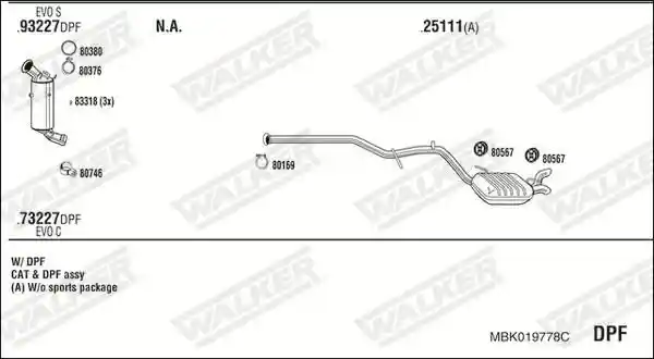 WALKER MBK019778C