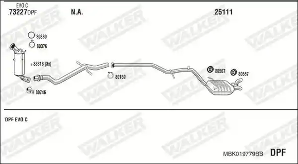 WALKER MBK019779BB
