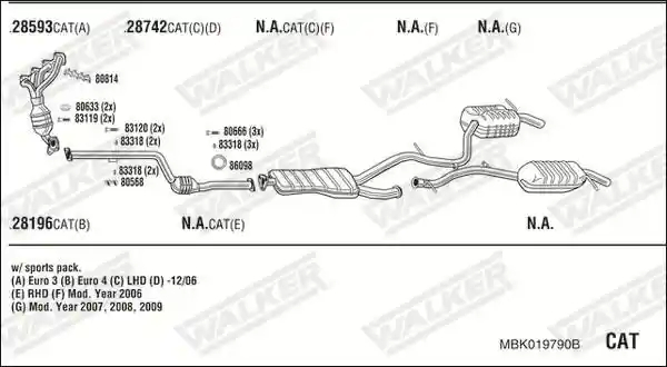 WALKER MBK019790B