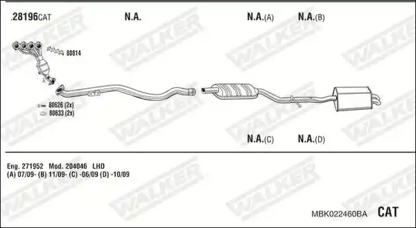 WALKER MBK022460BA