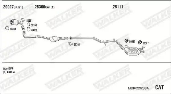 WALKER MBK023283A