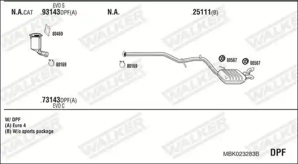 WALKER MBK023283B