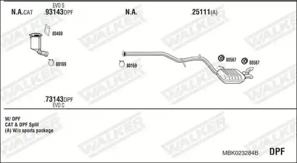 WALKER MBK023284B