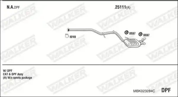 WALKER MBK023284C