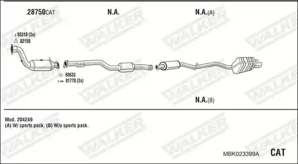 WALKER MBK023399A