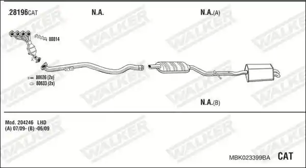 WALKER MBK023399BA