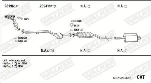 WALKER MBK026564A