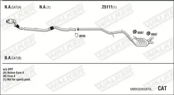 WALKER MBK026597A