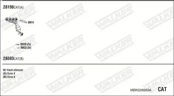 WALKER MBK026663A