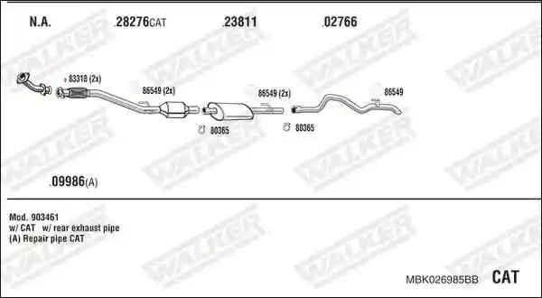 WALKER MBK026985BB