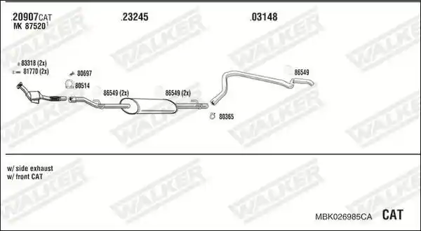 WALKER MBK026985CA