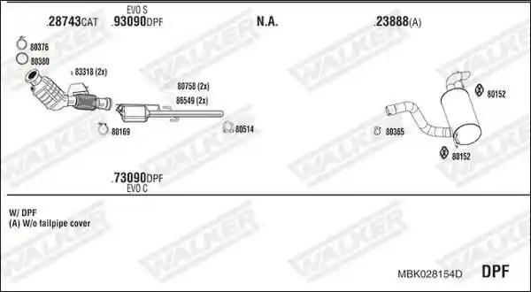 WALKER MBK028154D