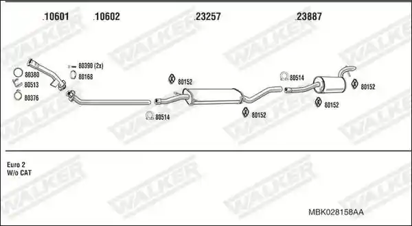 WALKER MBK028158AA