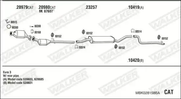 WALKER MBK028158BA