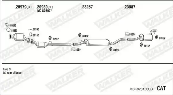 WALKER MBK028158BB