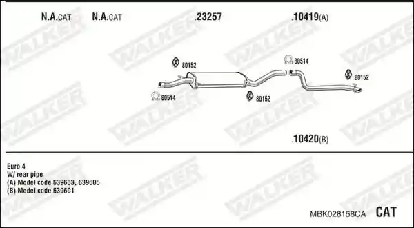 WALKER MBK028158CA