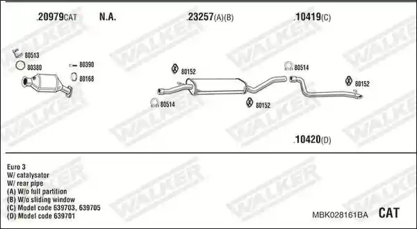 WALKER MBK028161BA