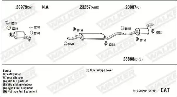 WALKER MBK028161BB