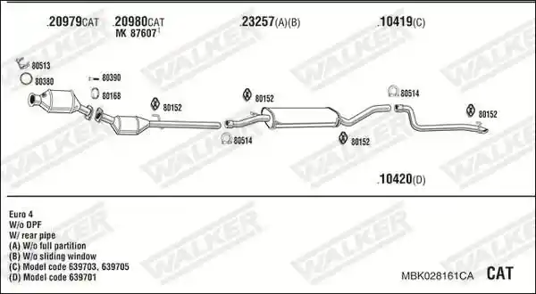 WALKER MBK028161CA