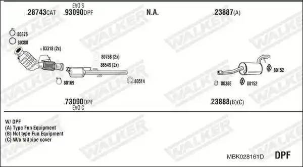 WALKER MBK028161D