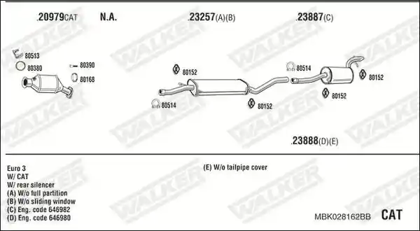 WALKER MBK028162BB