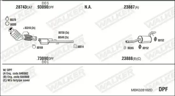 WALKER MBK028162D