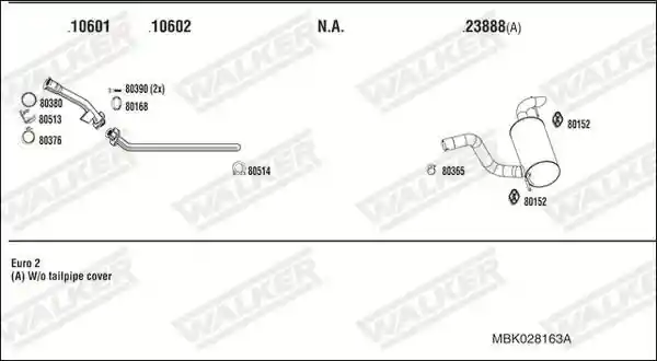 WALKER MBK028163A