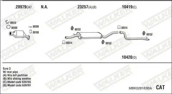 WALKER MBK028163BA