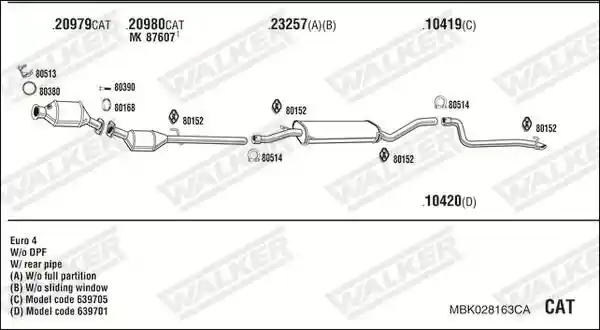 WALKER MBK028163CA