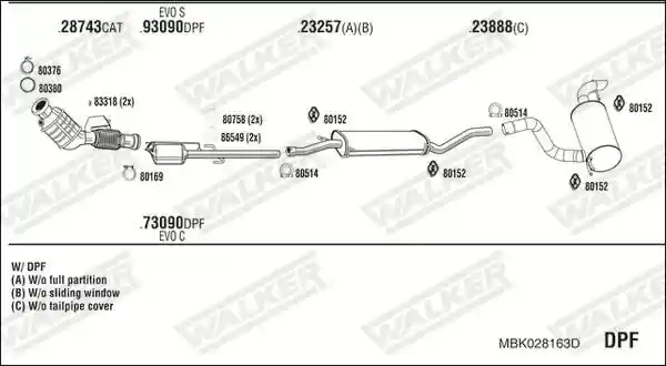 WALKER MBK028163D