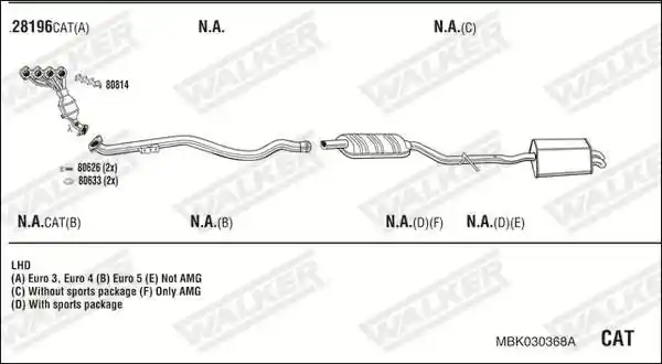 WALKER MBK030368A