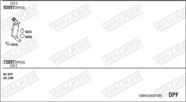 WALKER MBK030870B