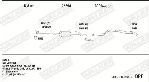 WALKER MBK030938AB