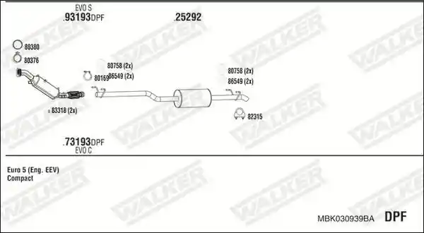 WALKER MBK030939BA