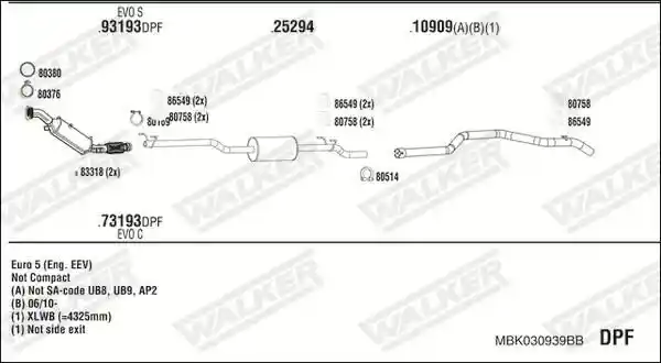 WALKER MBK030939BB