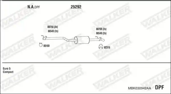 WALKER MBK030942AA